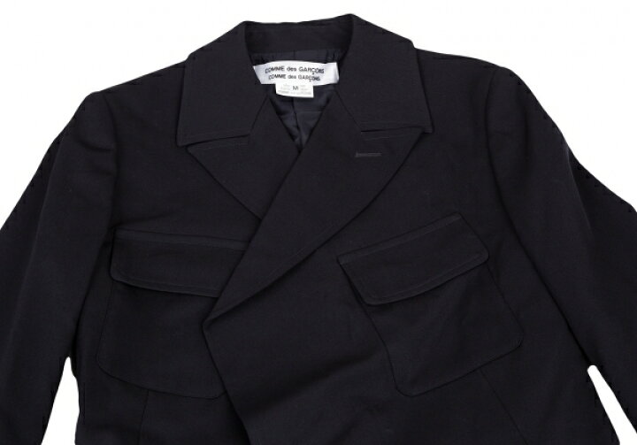 楽天市場】コムコム コムデギャルソンCOMME des GARCONS ウールギャバ 