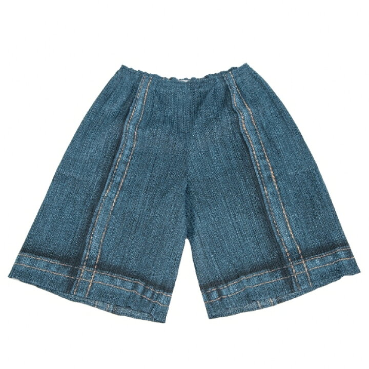 楽天市場】【中古】 プリーツプリーズPLEATS PLEASE デニムプリント  
