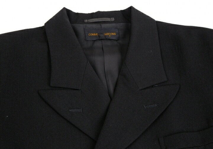 コムデギャルソンCOMME des GARCONS ウールカッティングデザインダブル  