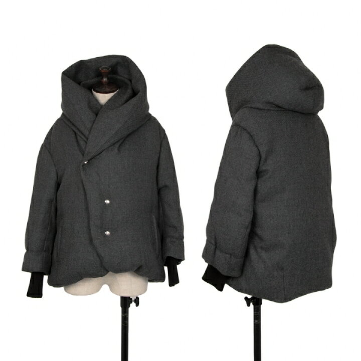 楽天市場】リミフゥLIMI feu ウールダウンジャケット グレーS【中古 