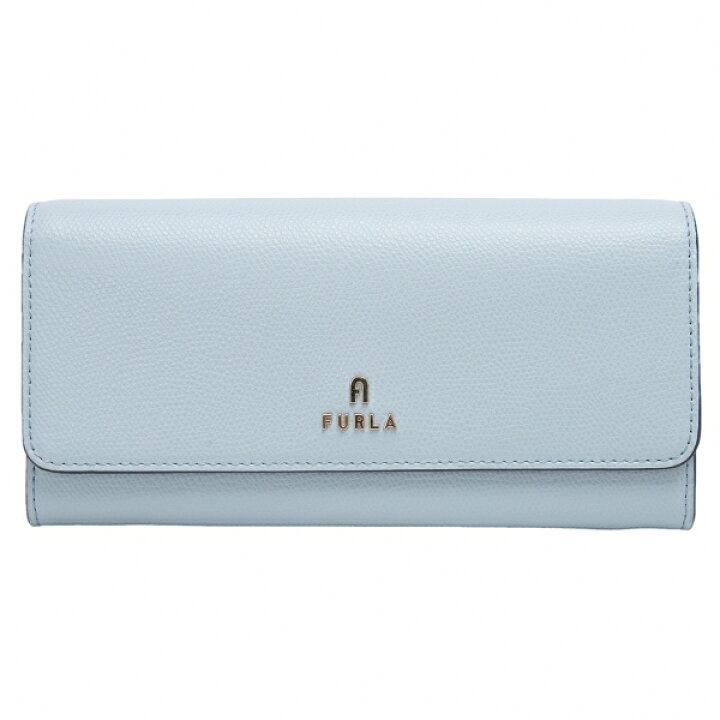 楽天市場】フルラFURLA 二つ折り長財布 水色【中古】 【レディース 