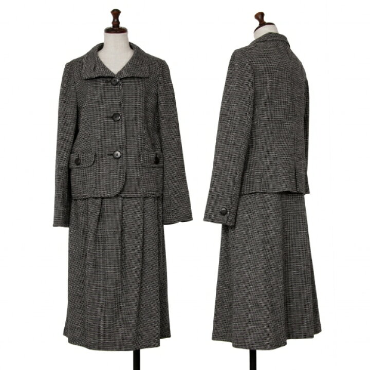 楽天市場】【中古】 ヨシエイナバyoshie inaba ウール混チェック  