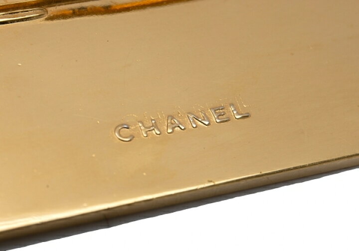 楽天市場】【中古】 シャネルCHANEL ココマークロゴプレートブローチ 