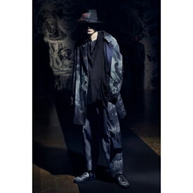 【中古】ヨウジヤマモト プールオムYohji Yamamoto POUR HOMME アイプリントボタンザインデニムパンツ インディゴ他3【メンズ】