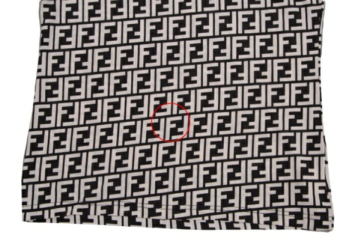 楽天市場】【中古】 フェンディFENDI jeans ズッカ柄Tシャツ オフ黒38  