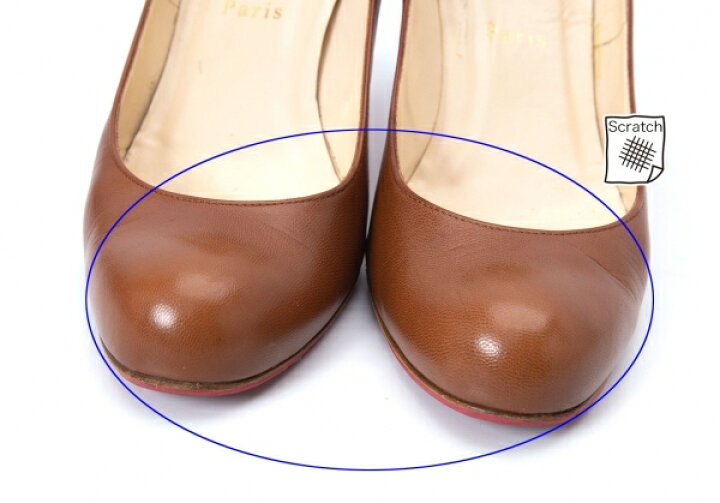 中古】クリスチャンルブタン Christian louboutin カラーブロック  
