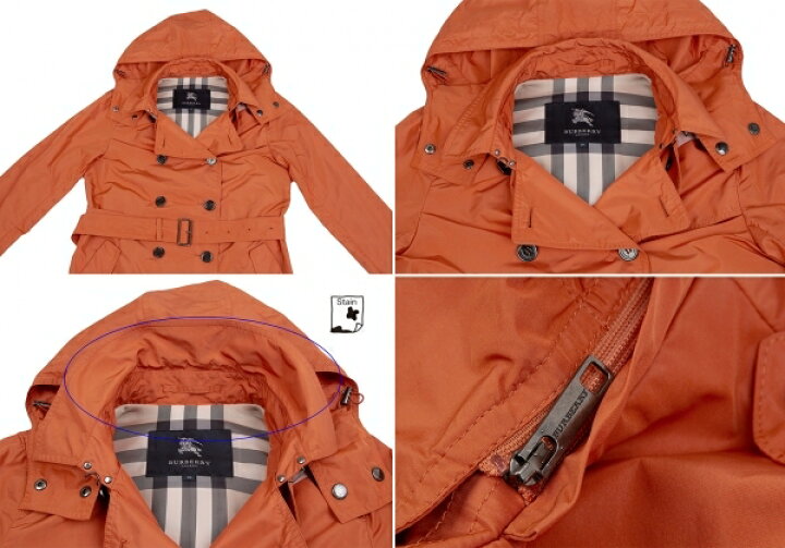 楽天市場】【中古】 バーバリーBURBERRY LONDON ポリフード着脱レイン 