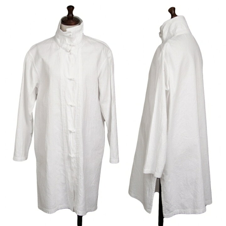 ASHA BY MDS イッセイミヤケ アイボリー チャイナ ブラウス イッセイ  