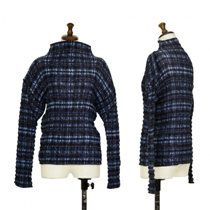 楽天市場】【中古】 イッセイミヤケISSEY MIYAKE藍染風プリント  