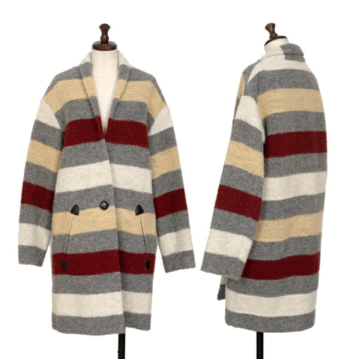 楽天市場】【中古】イザベルマランISABEL MARANT マルチカラーボーダー 