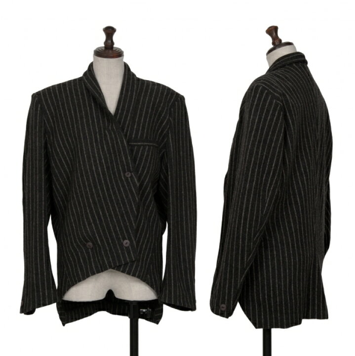 楽天市場】【中古】 イッセイミヤケISSEY MIYAKE ウールストライプ 