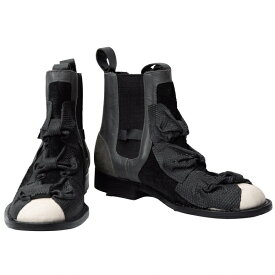 【中古】コムデギャルソンCOMME des GARCONS ラバーリボンデザインインサイドアウトブーツ 黒他23.5【レディース】