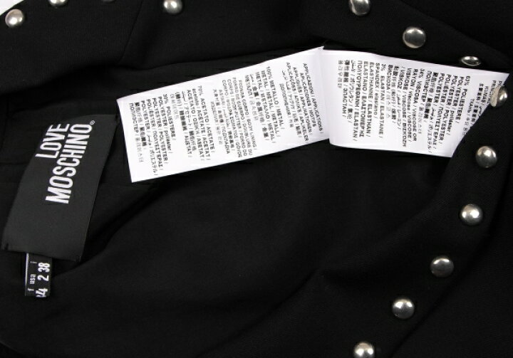 楽天市場】【中古】 ラブモスキーノ LOVE MOSCHINO ポリ混紡スタッズ  