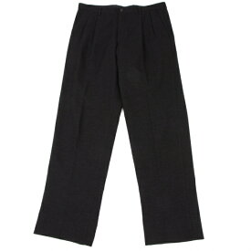 【中古】イッセイミヤケメンISSEY MIYAKE MEN ウール混ツータックパンツ 黒5【メンズ】