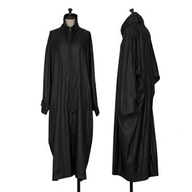 【中古】イッセイミヤケISSEY MIYAKE オフショルダージップシャツコート 黒9【レディース】