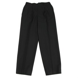 【中古】ヨウジヤマモト プールオムYohji Yamamoto POUR HOMME ウールレーヨンツータックパンツ 黒3【メンズ】