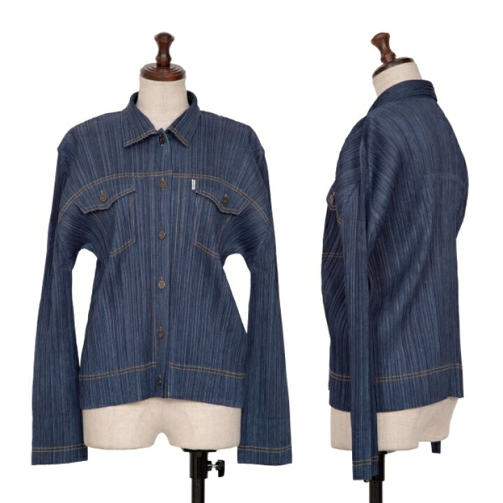 楽天市場】【中古】プリーツプリーズPLEATS PLEASE デニム転写 