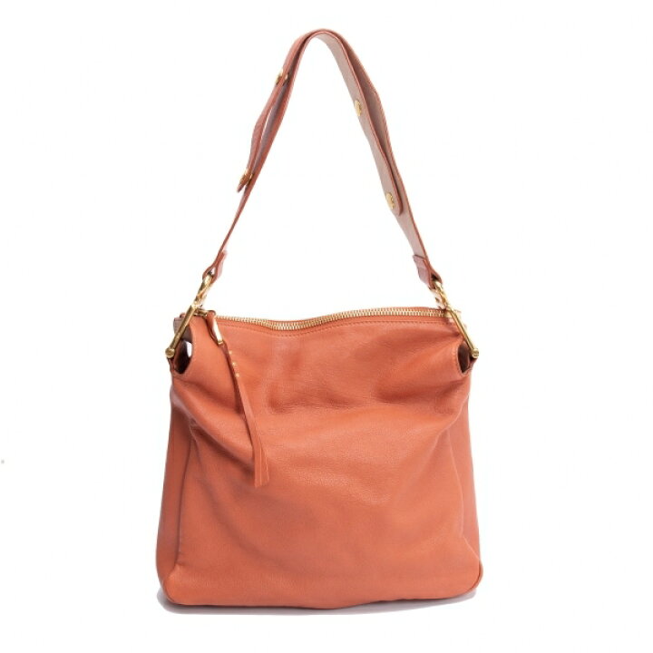 楽天市場】【中古】 クロエChloe レザーショルダーバッグ オレンジ 