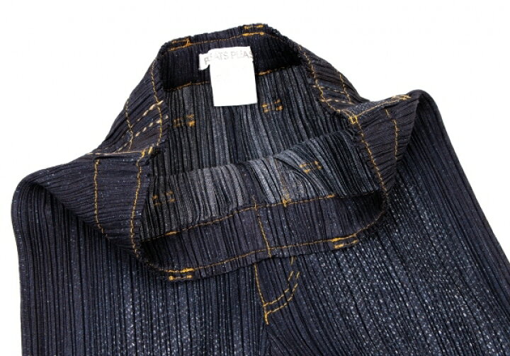 楽天市場】【中古】プリーツプリーズPLEATS PLEASE デニムプリント箔 