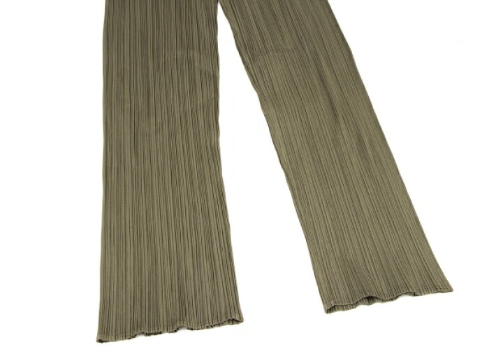 PLEATS PLEASE プリーツプリーズ プリーツ パンツ カーキ 美品  