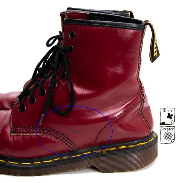 楽天市場】【中古】 ドクターマーチンDr.Martens 8ホールレザーブーツ  