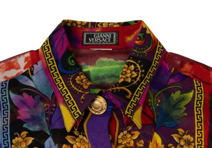楽天市場】【中古】ジャンニヴェルサーチGIANNI VERSACE 総柄プリント 