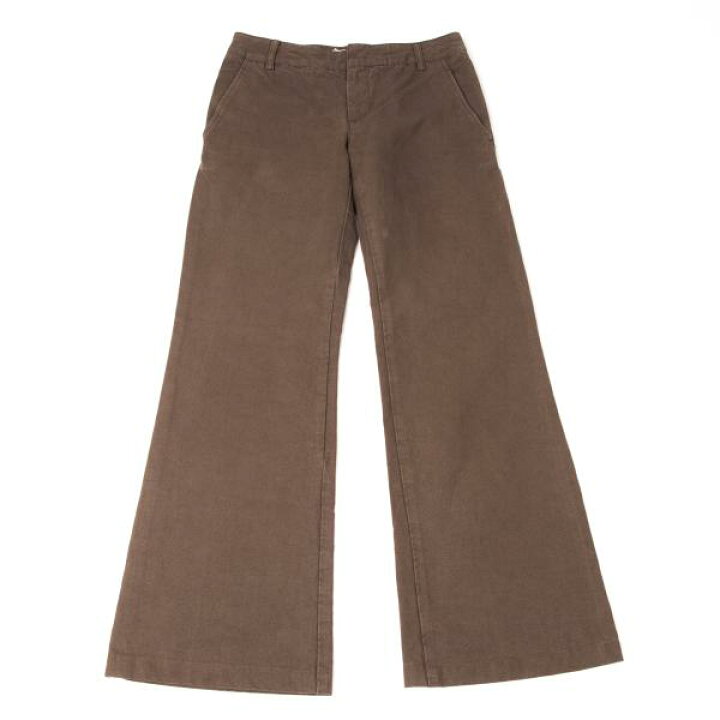 楽天市場】【中古】 マルニMARNI コットンフレアパンツ 茶38【メンズ 