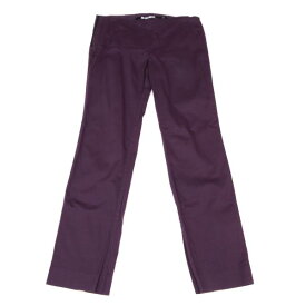 【中古】 ダークビッケンバーグDirk Bikkembergs コットンストレッチストレートパンツ 紫42【レディース】