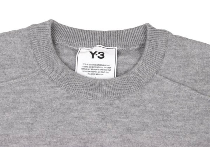 楽天市場】【中古】 ワイスリーY-3 ロゴエンボスウールニットセーター 