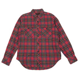 【中古】 エンジニアド ガーメンツENGINEERED GARMENTS タータンチェックネルシャツ 赤青他L【メンズ】