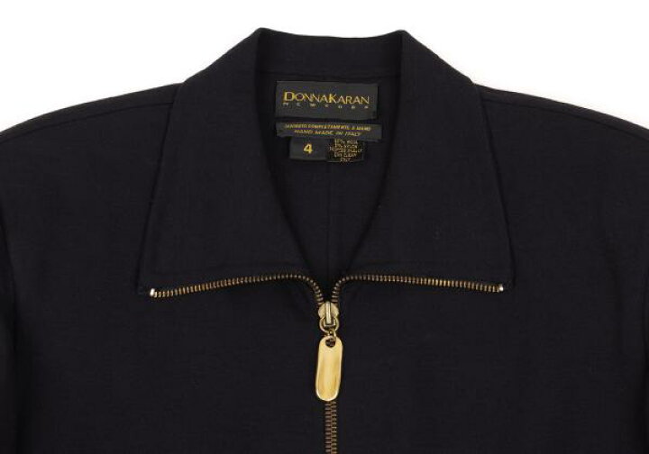 楽天市場】【中古】 ダナキャランDONNA KARAN NEW YORK ウールジップ 