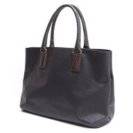 【中古】 ボッテガヴェネタBOTTEGA VENETA マルコポーロトートバッグ 黒焦げ茶【レディース】