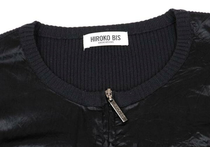 楽天市場】【中古】 ヒロコビスHIROKO BIS 異素材切替ジップアップ 