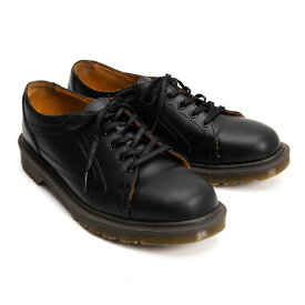 【中古】 コムデギャルソン オムドゥ×ドクターマーチンCOMME des GARCONS HOMME DEUX×Dr.Martens ラインパッチレザーシューズ 黒UK8 (26位)【メンズ】
