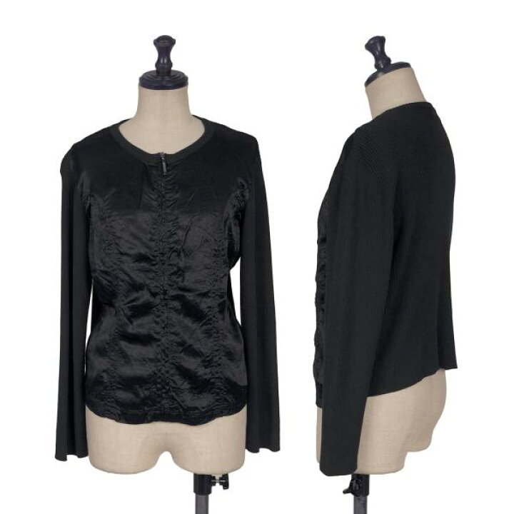 楽天市場】【中古】 ヒロコビスHIROKO BIS 異素材切替ジップアップ 