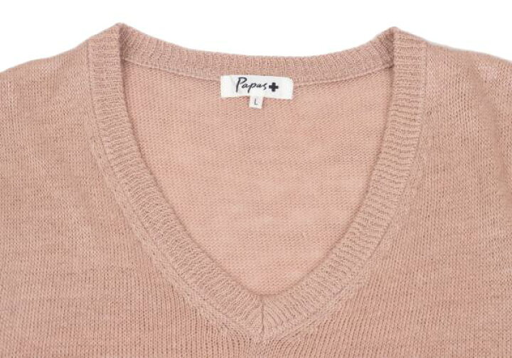 楽天市場】【中古】 パパスプラスPapas+ リネンコットンニットベスト 