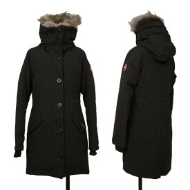【中古】 カナダグースCANADA GOOSE ロスクレアパーカー ダウンコート 黒XS【レディース】