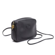 【中古】 グッチGUCCI オールドグッチレザーショルダーバッグ 黒【レディース】