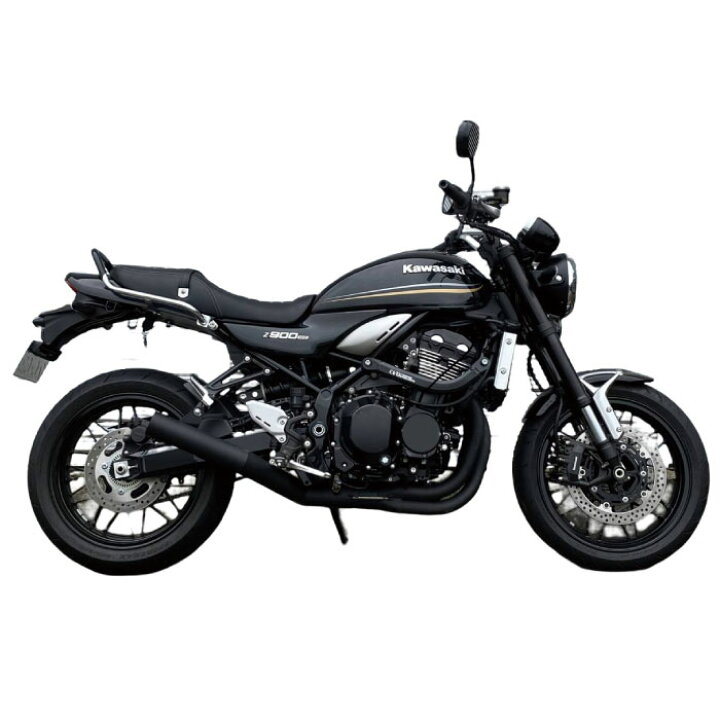 楽天市場】Z900RS ショート マフラー 60パイ ショート管 ブラック 黒 