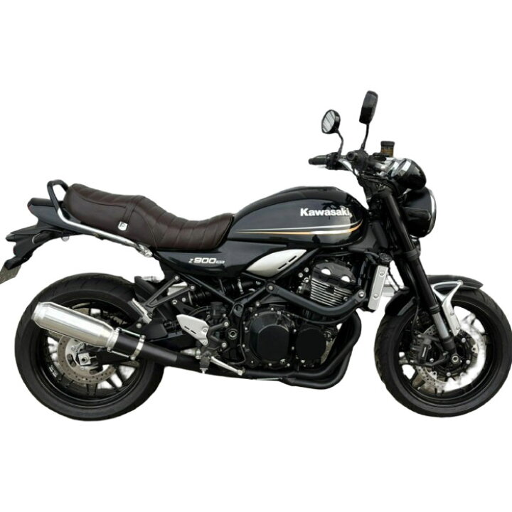 楽天市場】Kawasaki Z900RS シート 茶 タックロール カスタム バイク 