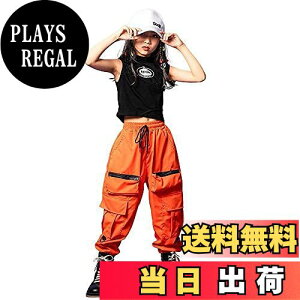 �y���������z[LOLANTA] �q���� ���̎q �_���X�ߑ� �L�b�Y �q�b�v�z�b�v�_���X �� �q�� �㉺�Z�b�g �Z�b�g�A�b�v 130-170cm �F�F�I�����W�A�T�C�Y�F130