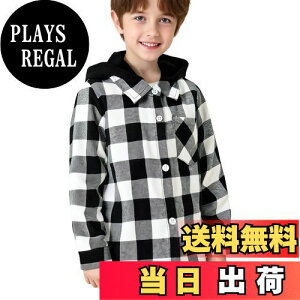 �y���������z[LSMUDKINGDOM] �`�F�b�N�V���c �L�b�Y �j�̎q ���� �t�[�h�t�� �q���� �J�W���A�� �A�E�^�[ �t�H 90cm~140cm �F�F�u���b�N�A�T�C�Y�F100