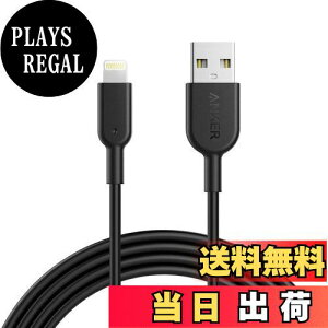 yzAnker PowerLine II CgjOUSBP[uyApple MFiF؎擾 / ϋvziPhone / iPad / iPodeΉ (1.8m ubN)