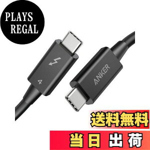 yzAnker USB-C & USB-C Thunderbolt 4 100W P[u 0.7m ubN 100Wo 8KΉ 40 Gbps f[^] iPhone 16 / 15 MacBook Air Pro iPad Pro/Air Ή