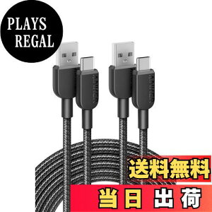 yzy2{ZbgzAnker 310 ϋviC USB-C & USB-A P[u USB 2.0 tXs[h[d iPhone 16 / 15 Galaxy LG AndroideΉ (3.0m 2{Zbg)