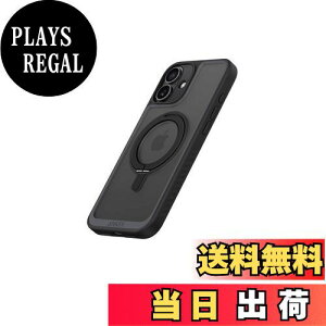 【送料無料】Anker MagGo Magnetic Case (360°リングスタンド, iPhone 16用) ブラック MagSafe対応 リングスタンド付き スマホケース マグネット搭載/滑り止め / 360°落下保護/耐衝撃/高耐久性/黄ばみなし/