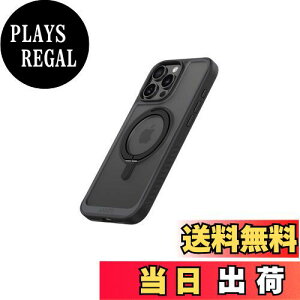 【送料無料】Anker MagGo Magnetic Case (360°リングスタンド, iPhone 16 Pro用) ブラック MagSafe対応 リングスタンド付き スマホケース マグネット搭載/滑り止め / 360°落下保護/耐衝撃/高耐久性/黄ばみな