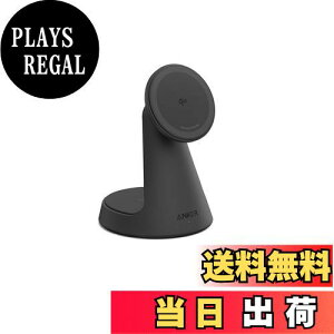 yzAnker MagGo Wireless Charger (2-in-1, Dock Stand) Qi2Ή }Olbg 2-in-1 CX[dXe[V/CXo iPhone 16 / 15 / 14 ubN