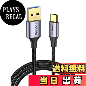 yzUGREEN USB 3.0 typec P[u Quick Charge 3.0 usb c P[u }[d 5Gbps f[^] iC҂ ϋvGalaxy S21 S20 Flip Note 9T Note 8 Xperia 10 II PS5 ȂǂɑΉ 2M