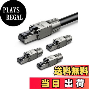 yzUGREEN RJ45 RlN^ Cat7 4Pcs sv LAN RlN^[ 10Gbps [ho[t V[ht ܐ܂ɂ /P Ή A~f lbg[NvO 4